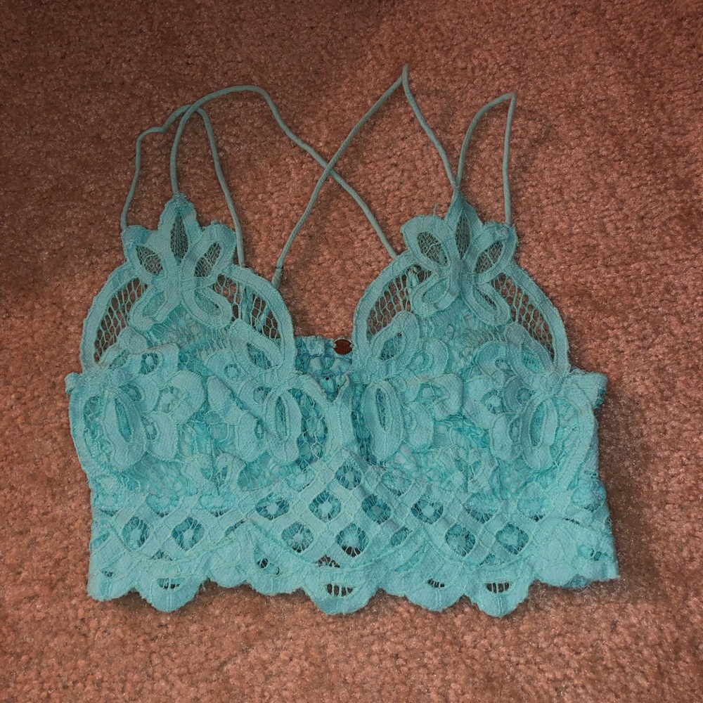 Aqua Free People Adella Bralette